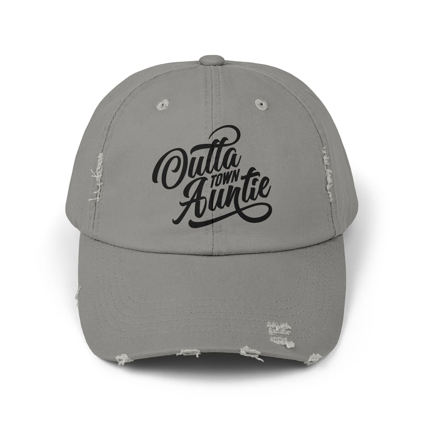 Unisex Distressed Cap | Outta Town Auntie