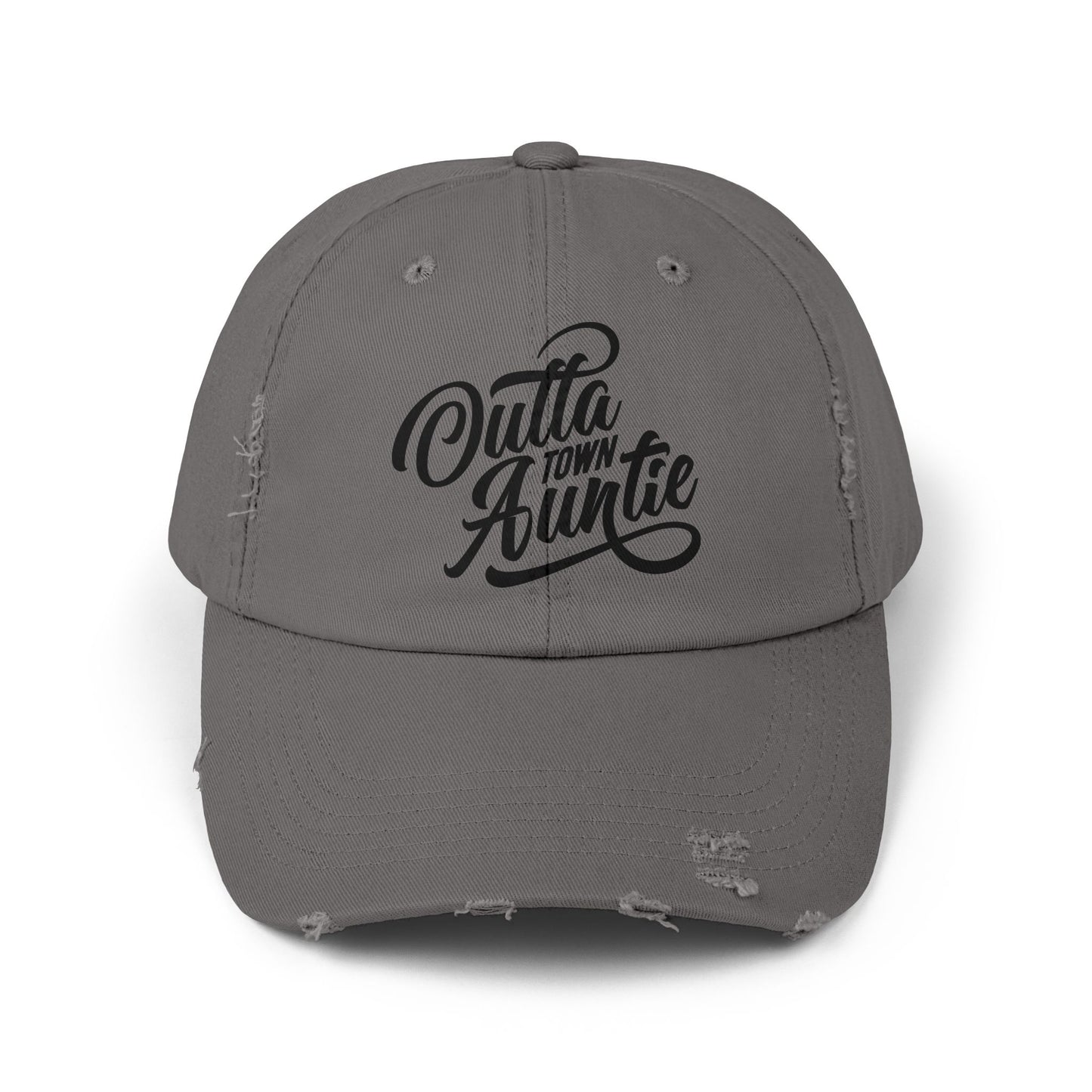 Unisex Distressed Cap | Outta Town Auntie