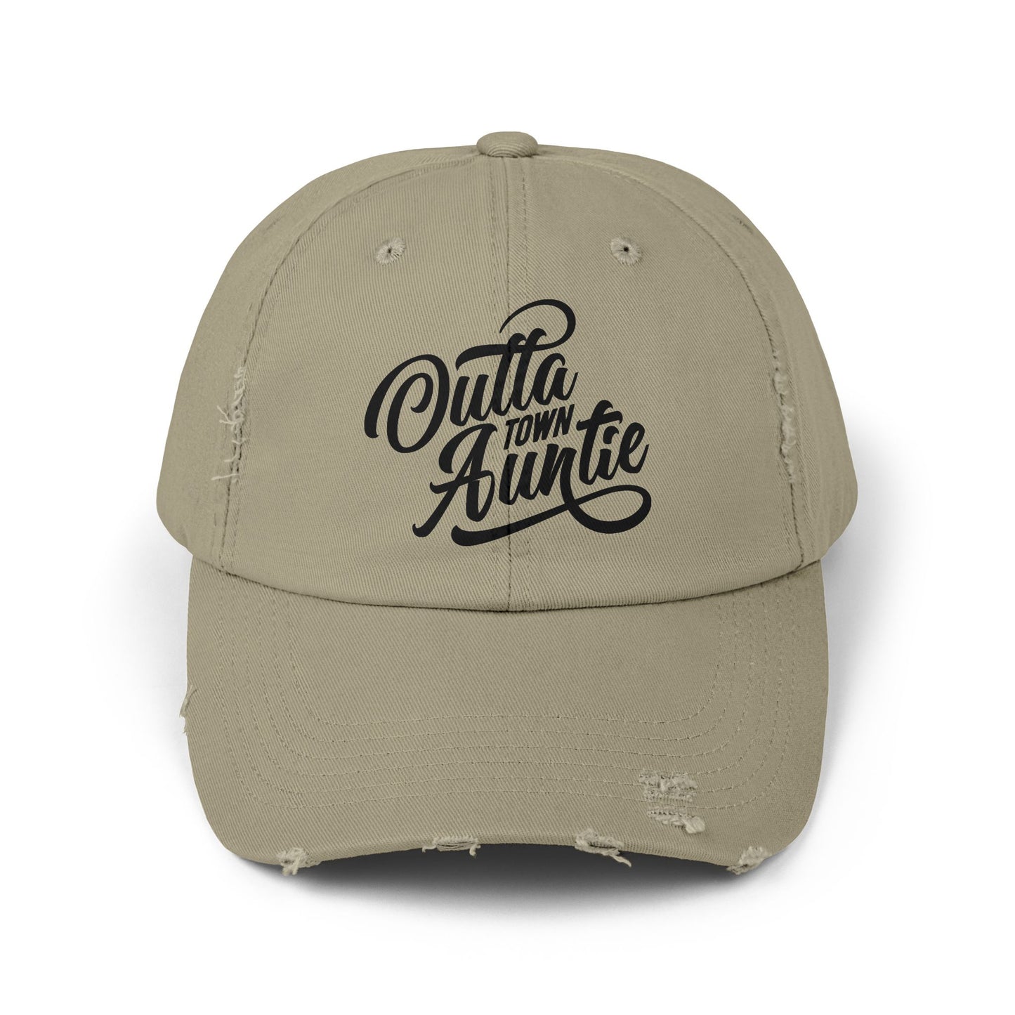 Unisex Distressed Cap | Outta Town Auntie